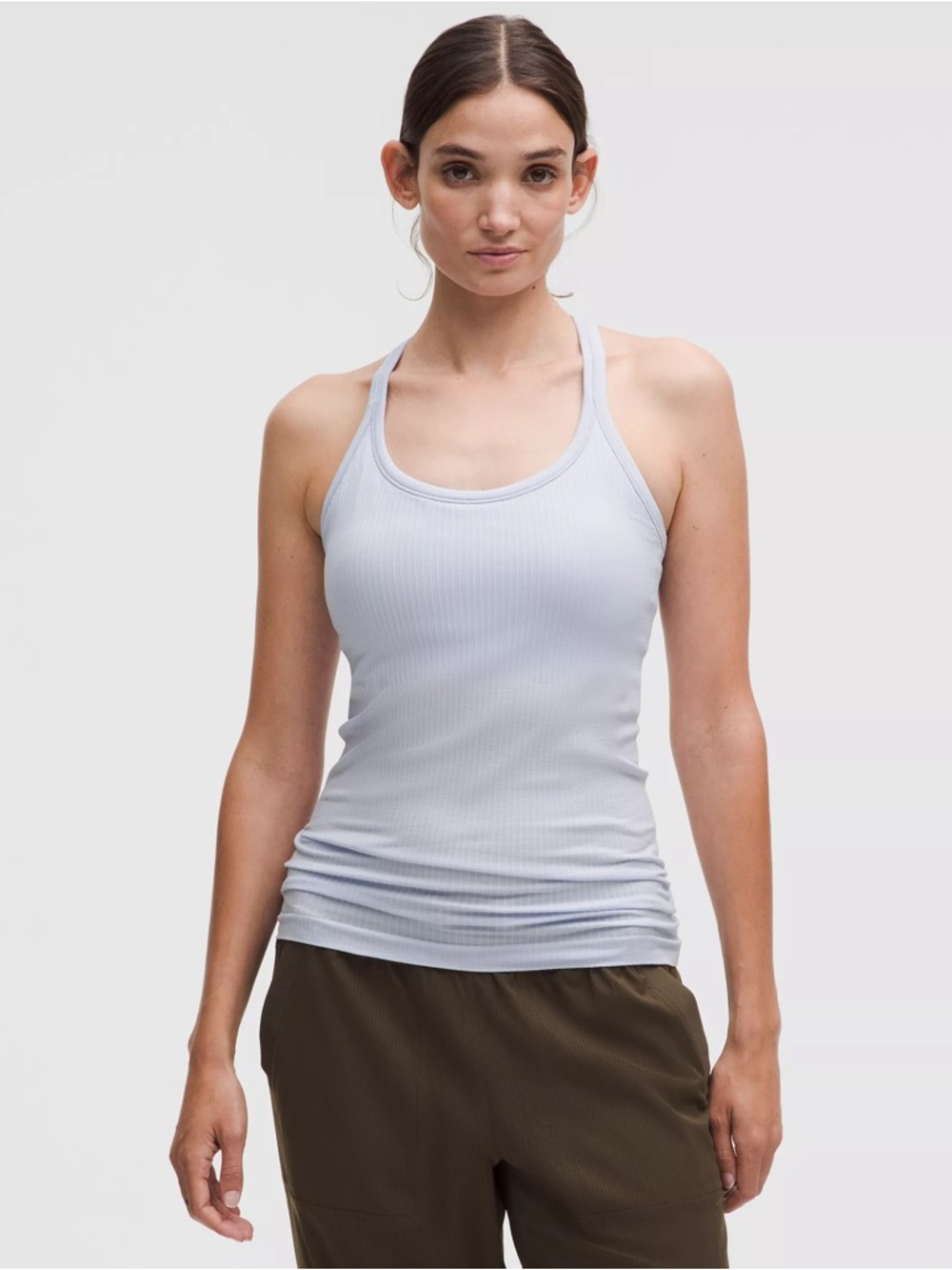 Lululemon Ebb to Street Off-White Tank Size 10